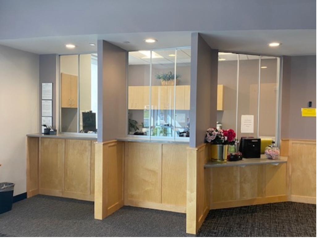 Front desk and reception area at Minnesota Mental Health Clinics Apple Valley