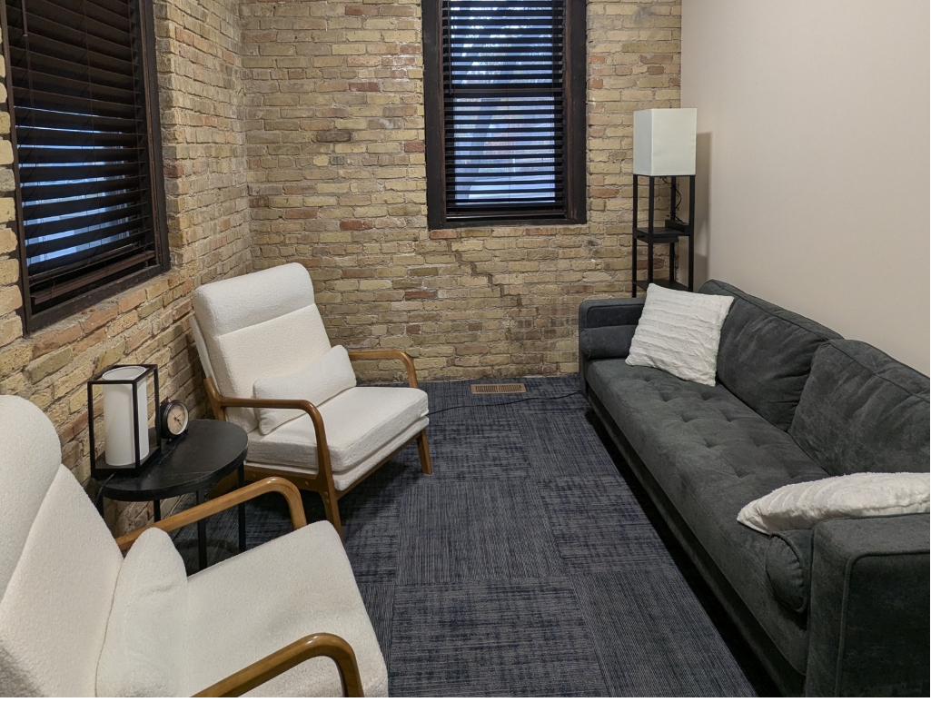 Private therapy office at Minnesota Mental Health Clinics Chaska
