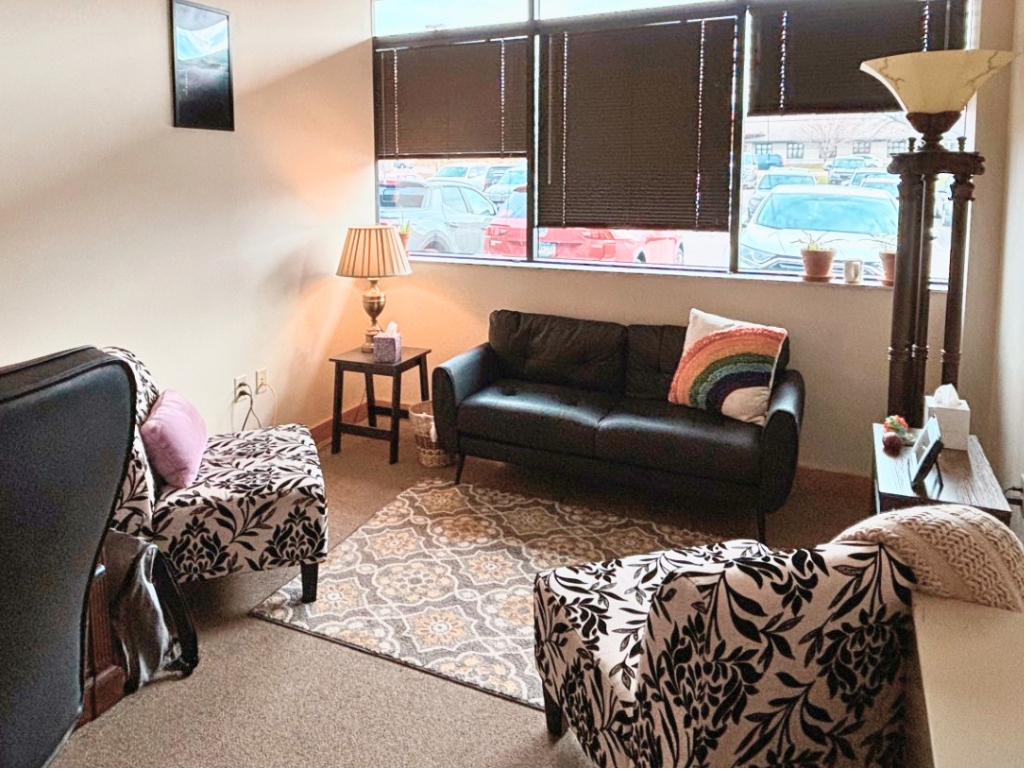 Private therapy office at Minnesota Mental Health Clinics Lakeville