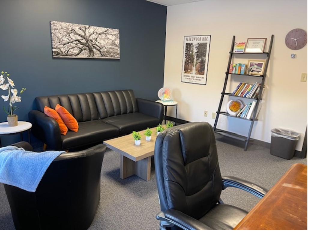 Private therapy office at Minnesota Mental Health Clinics Maplewood