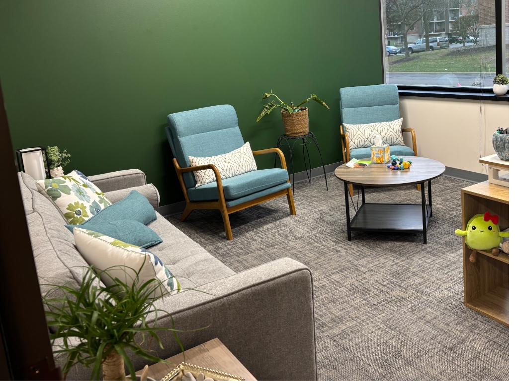 Private therapy office at Minnesota Mental Health Clinics St. Louis Park