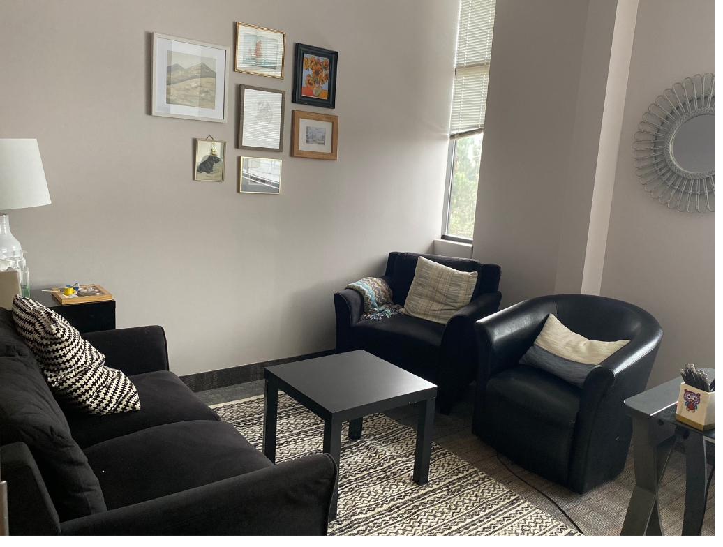Private therapy office at Minnesota Mental Health Clinics Woodbury